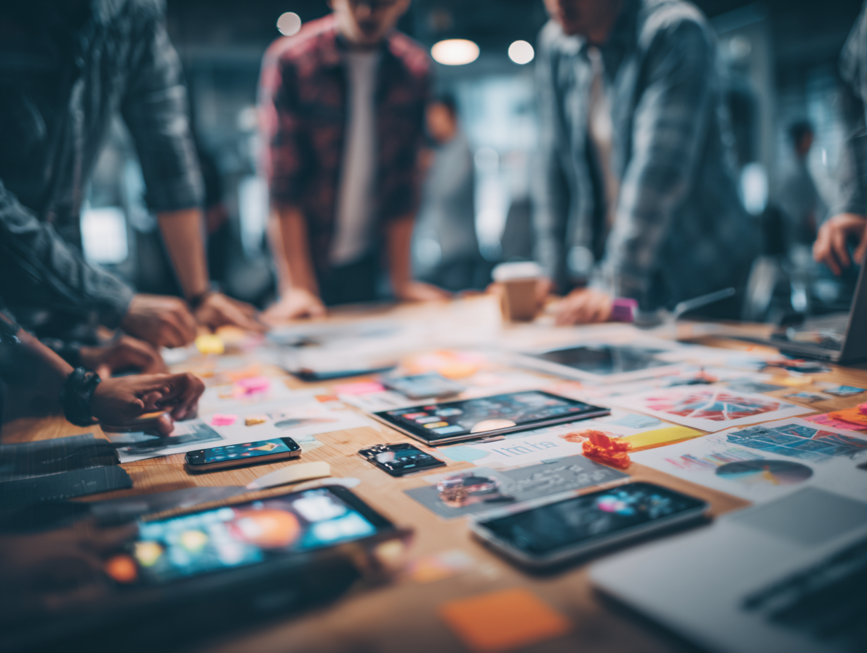 Medical professional reviewing wearable app data